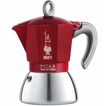 KAWIARKA BIALETTI MOKA czerwona 6 tz